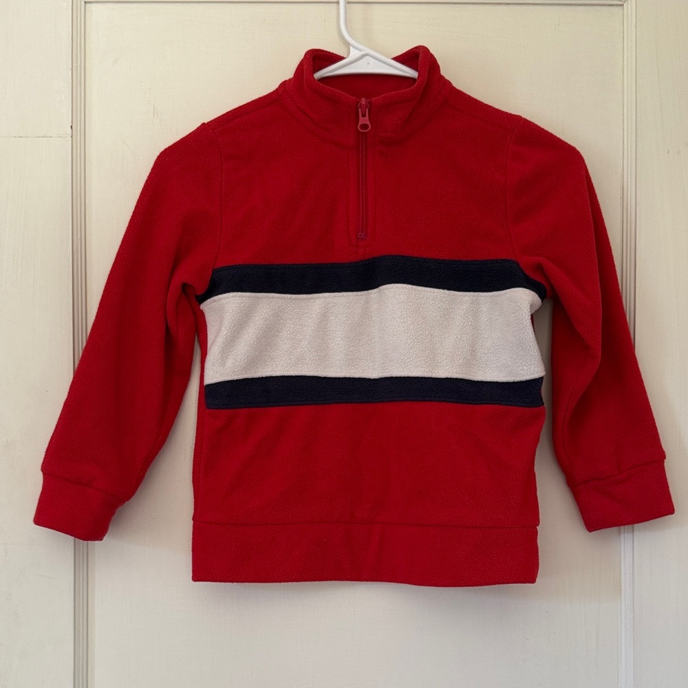 Old Navy Red and Navy Boy’s 6/7 Sweater